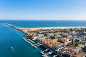 Newport Beach and Orange County coastline — comparing Irvine vs Newport Beach rental investment in 2026