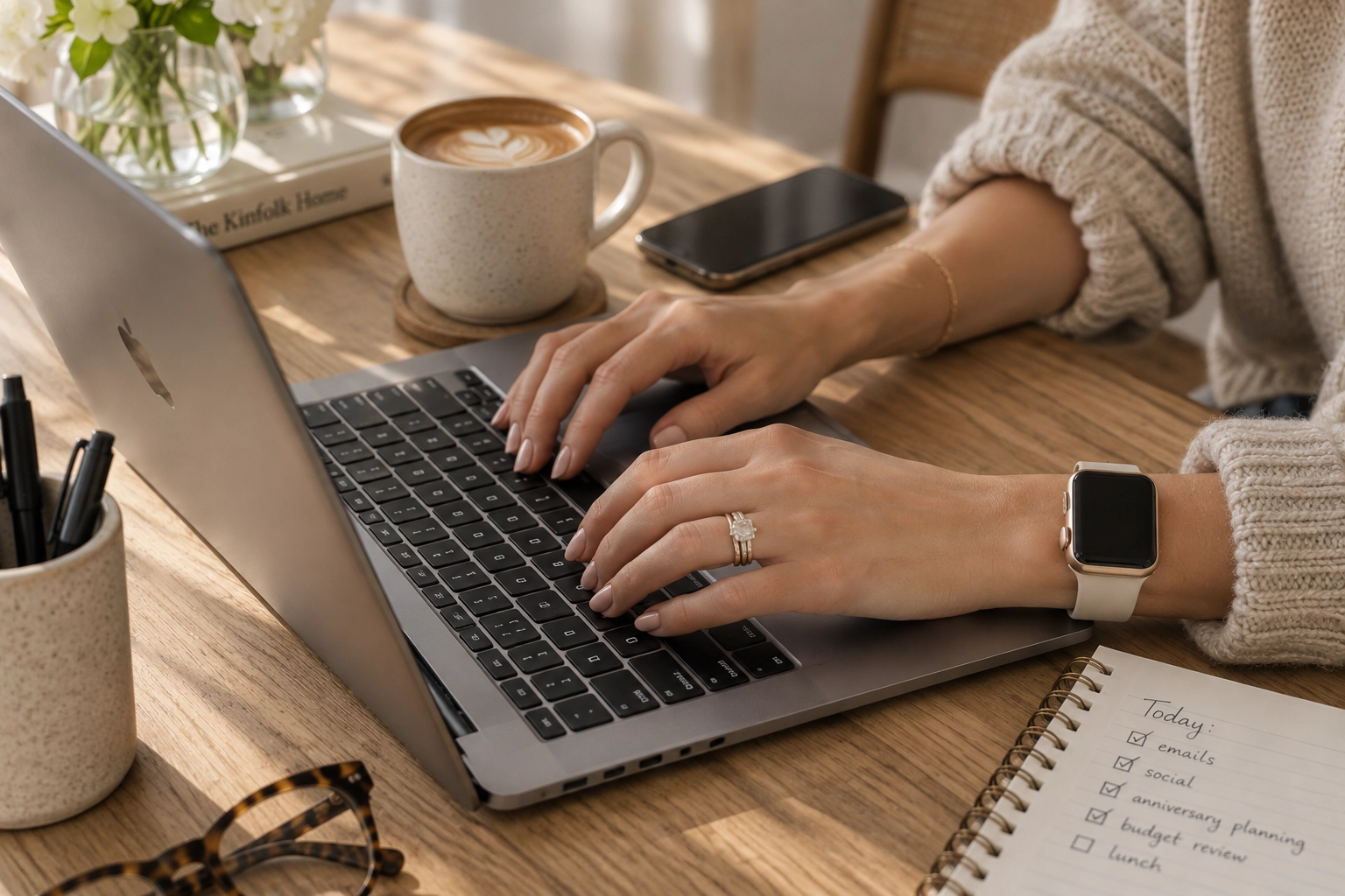 Desk with calculator and documents used to price a Dana Point rental home in 2026