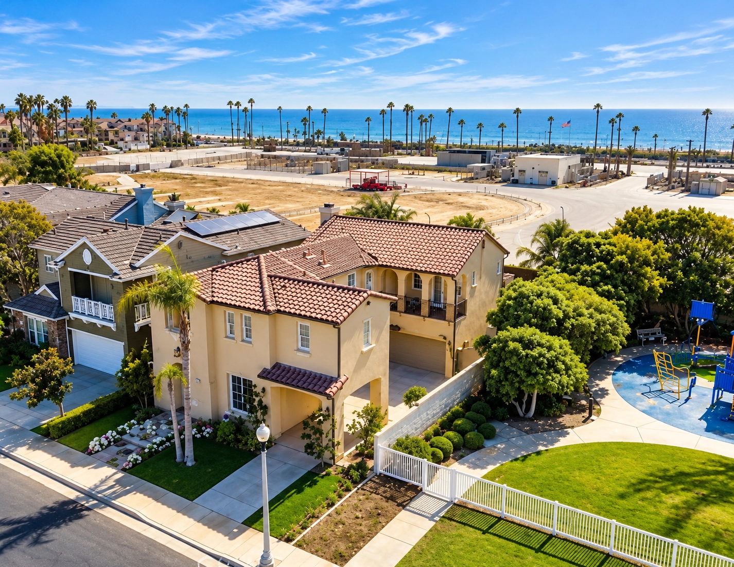 Ocean waves off Surf City Huntington Beach, a driver of coastal rental demand